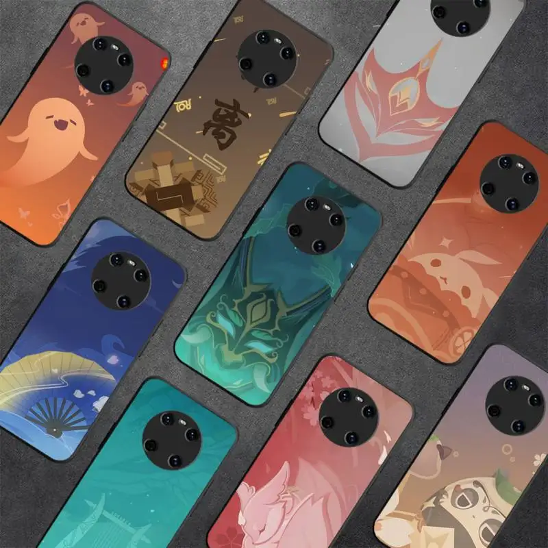 

Genshin Impact Icon Phone Case For Huawei Y 5 Y62019 Y52018 Y92019 Luxury funda case for 9prime2019
