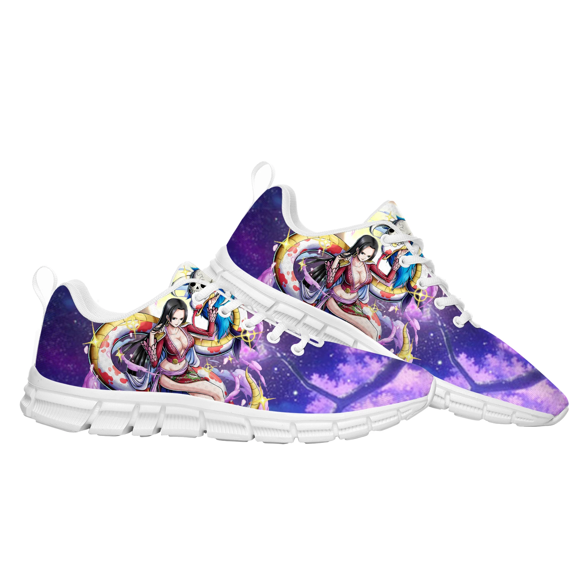 

Japanese Anime Comic Boa Hancock sports Shoes Mens Women Teenager Kids Children Sneakers High Quality Sneaker catton Custom Shoe