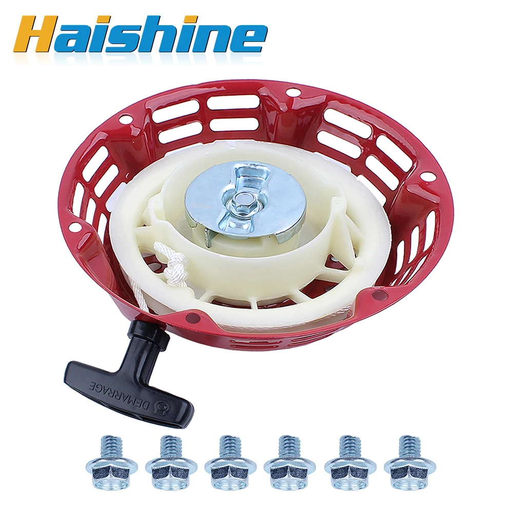 

Recoil Starter For Honda GX120 GX140 GX160 GX200 168F 170F 163cc 196cc Generator , Recoil Starter Assembly, 6 x