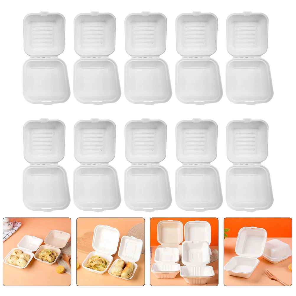 

Boxesgobox Containers Takeout Container Cake Out Sushi Disposable Cupcake Take Lunch Fruit Wedding Carrier Storage Salad