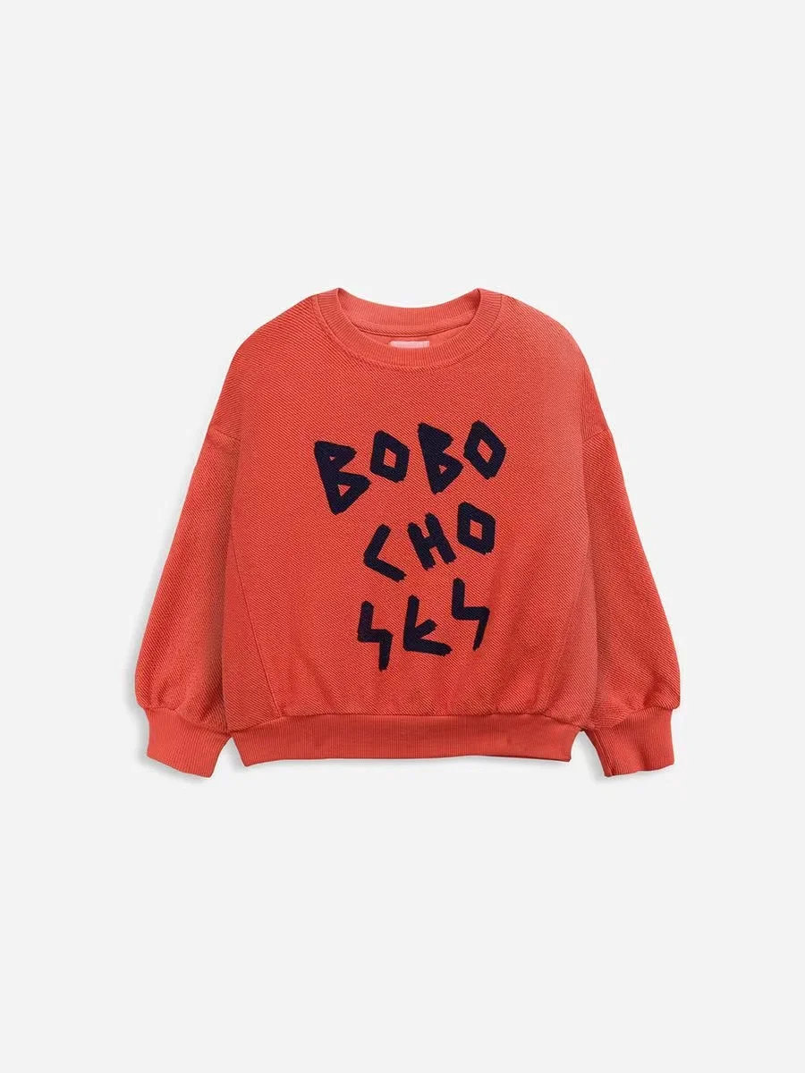 Kids Sweaters 2022 New Spring BC Toddler Boys Girls Cartoon Print Pullover Sweatshirts Baby Children's Outwear Clothings Top