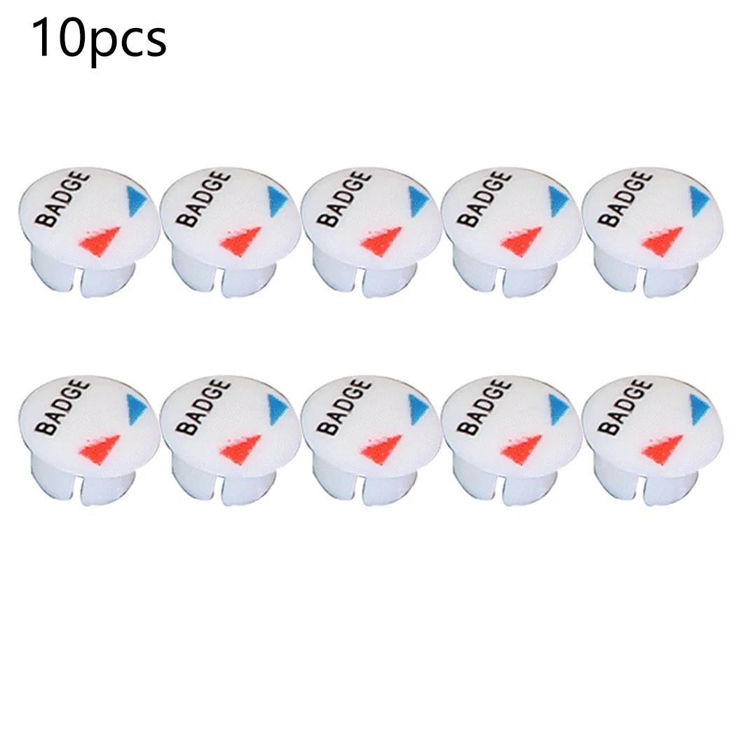 

10pcs Hot And Cold Water Signs For Kitchen Bathroom Mixer Tap Suitable For 7mm Kitchen Faucet Accessories