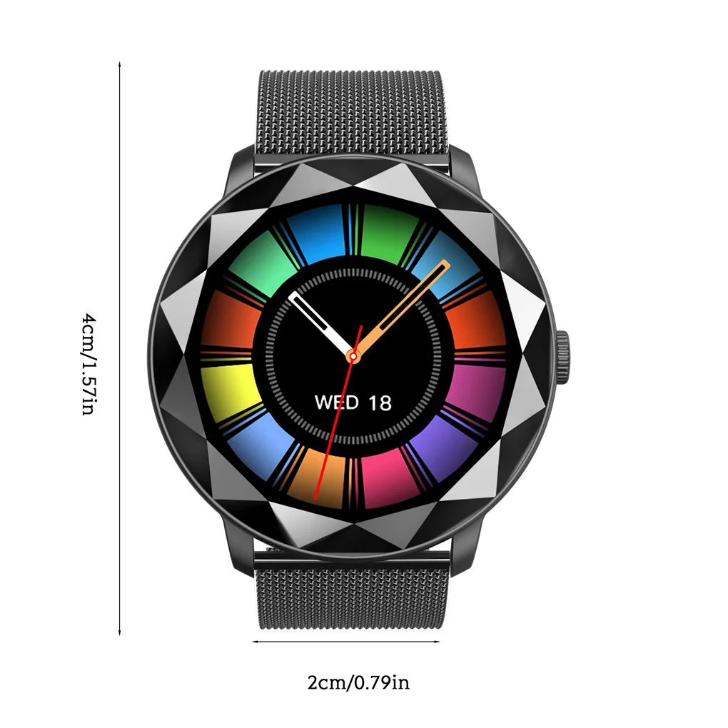 

Smart Watch Round Sports Waterproof Smartwatch Men Women Fitness Tracker Blood Pressure Monitor SmartWatch Clock PK P8