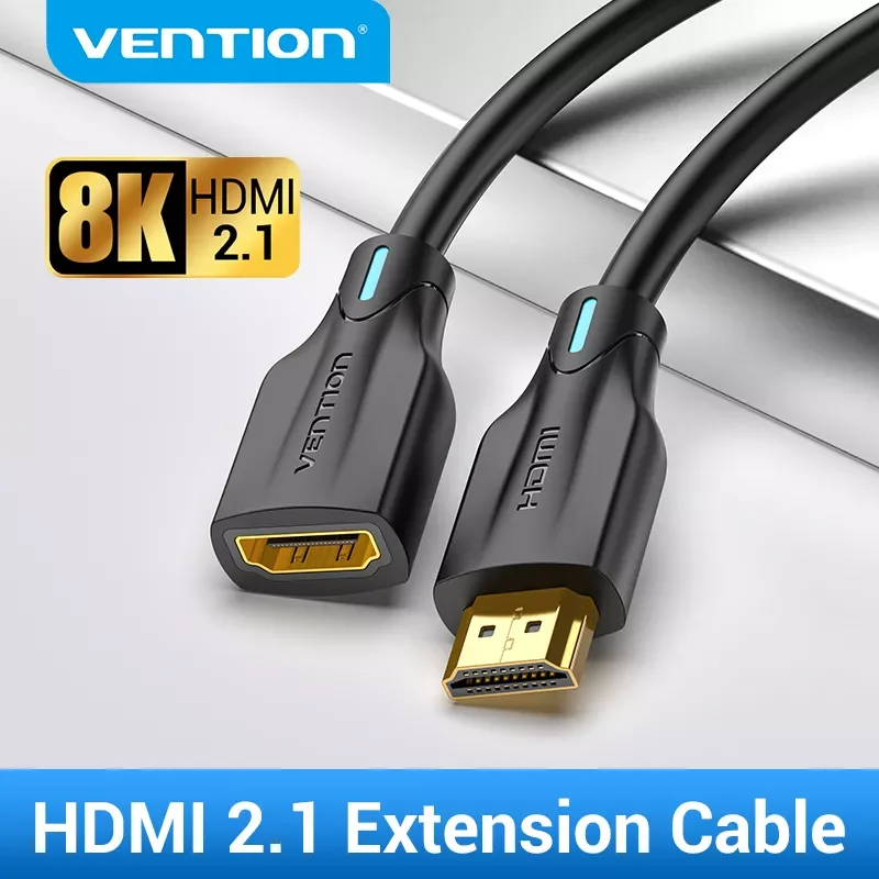 

HDMI 2.1 Extension Cable 8K 60Hz HDMI Extender Cable 48Gbps HDMI Male to Female Cable for HDTV PS4 Switch HDMI Extension