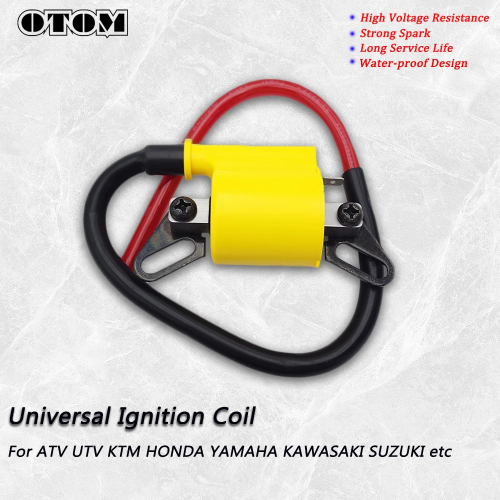 

Универсальная гоночная катушка зажигания OTOM для KTM HONDA YAMAHA KAWASAKI SUZUKI ATV UTV, высоковольтный пакет для мотоцикла