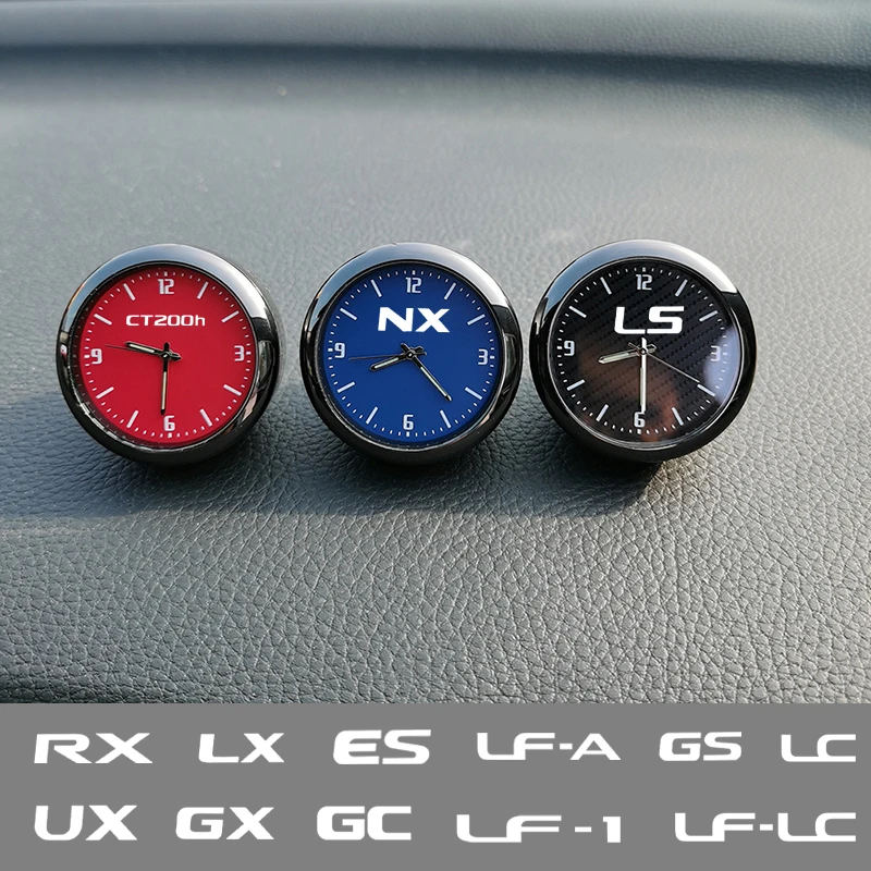 Автомобильные часы электронные кварцевые украшение салона приборной панели для