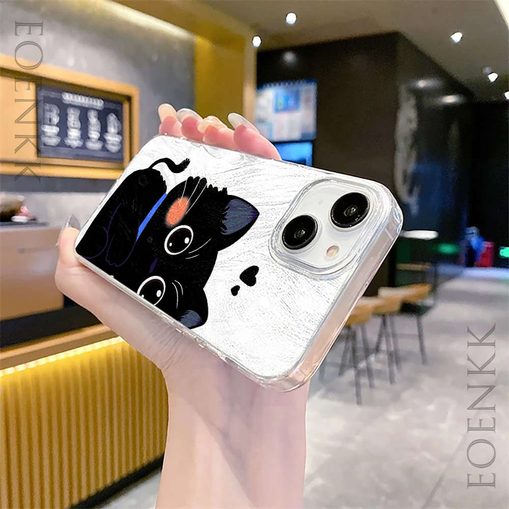 Чехол для Телефона iPhone 12 13 16 11 14 15Pro Max XS X XR 8 15 7Plus SE 2022 милый мягкий чехол с