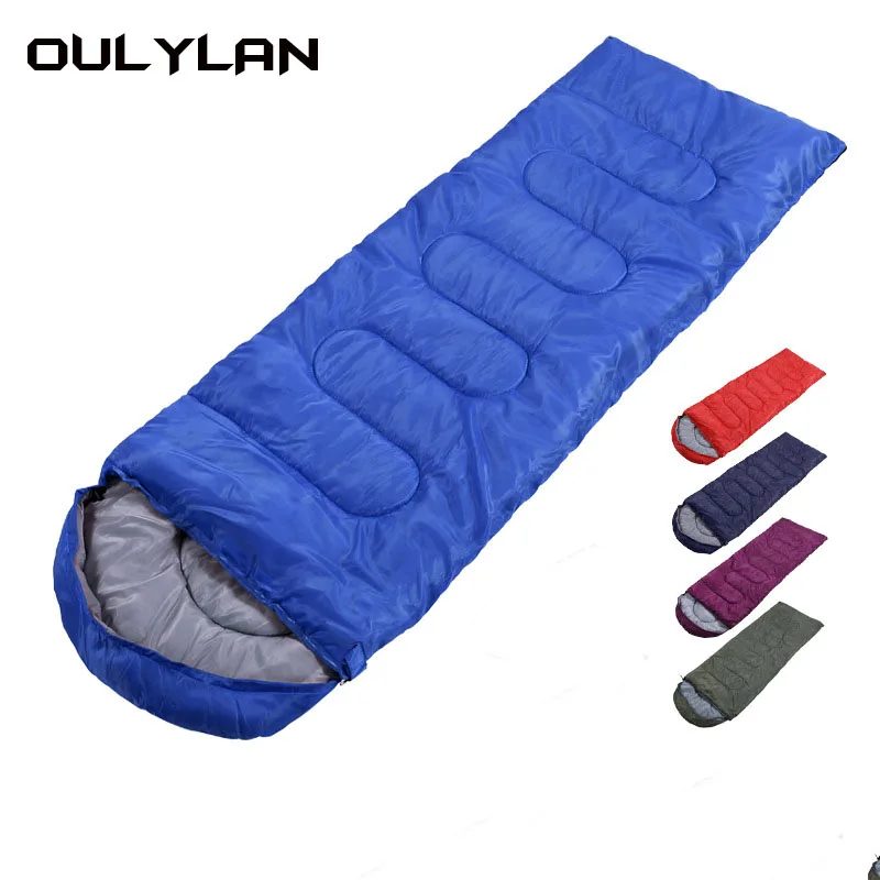 

Туристический спальный мешок Oulylan 210x75 см, конверт, водонепроницаемый легкий спальный мешок с корпусом, компрессионный мешок для пеших прогулок и путешествий