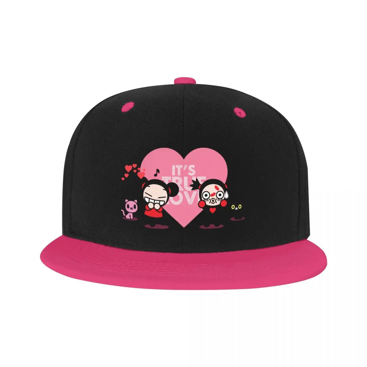 

Fashion Unisex Cartoon Anima Pucca Baseball Cap Adult Adjustable Hip Hop Dad Hat Women Men Sun Protection