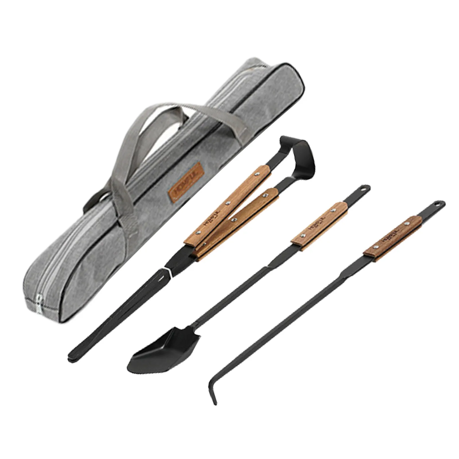 

Three-Piece Outdoor Barbecue Equipment Three-Piece Anti-Scalding Barbecue Grilling Utensils Set Easy To Use Grill Tools Set For