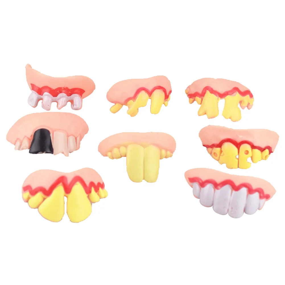 

8PCS False Rotten Prop Funny Joke Model