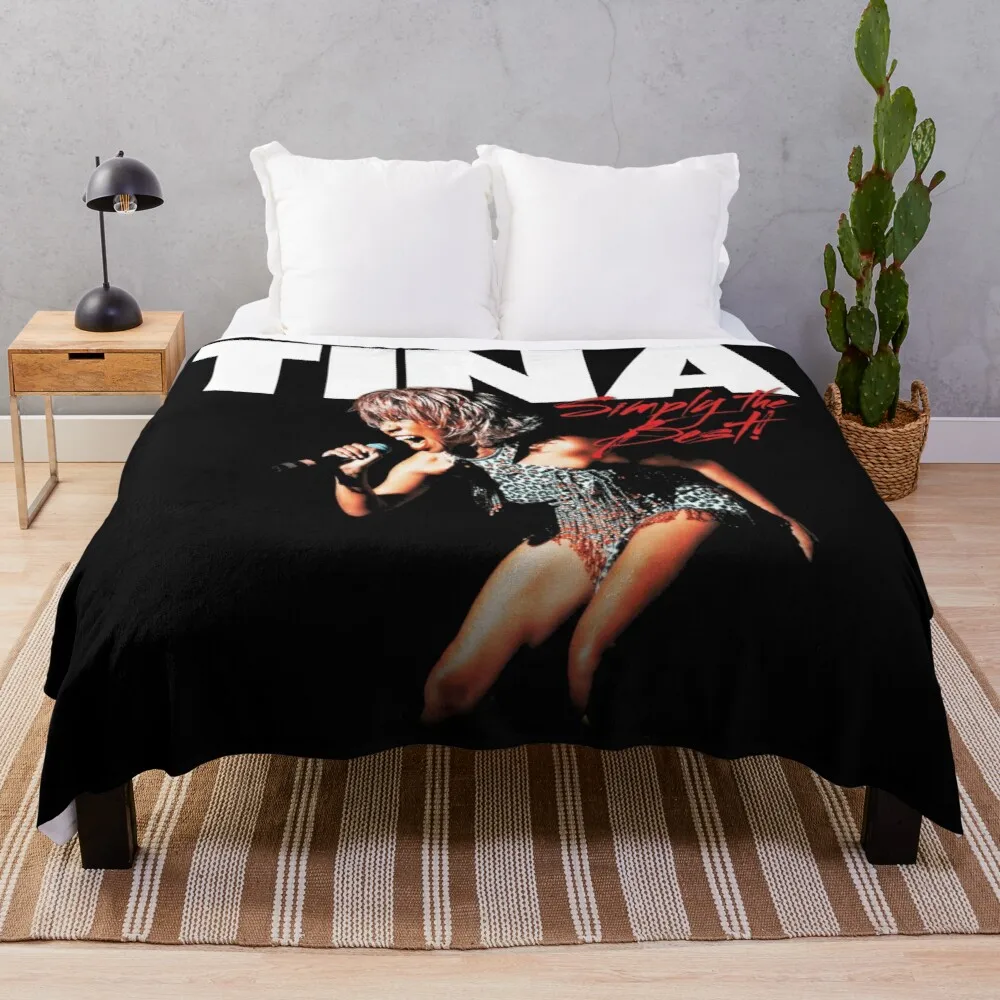 

TINA - THE TINA TURNER Throw Blanket Decorative sofa blankets designer blankets fleece bkanket