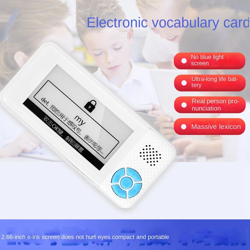 

Устройство для изучения произношения английских слов 2,66 дюйма E-Ink Screen 296X152 устройство для изучения китайского интерпретации