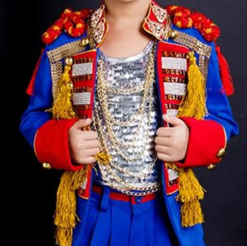 

HOT Men's New Fashion Personalized Large Size Customization DJ Male Singer Bright Diamond Hand-sewn Costume S-5XL
