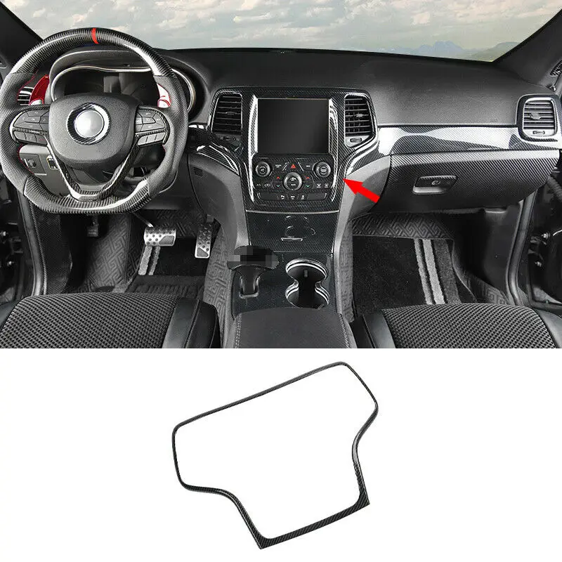 

Для Jeep Grand Cherokee 14-20 панель GPS-навигации из углеродного волокна