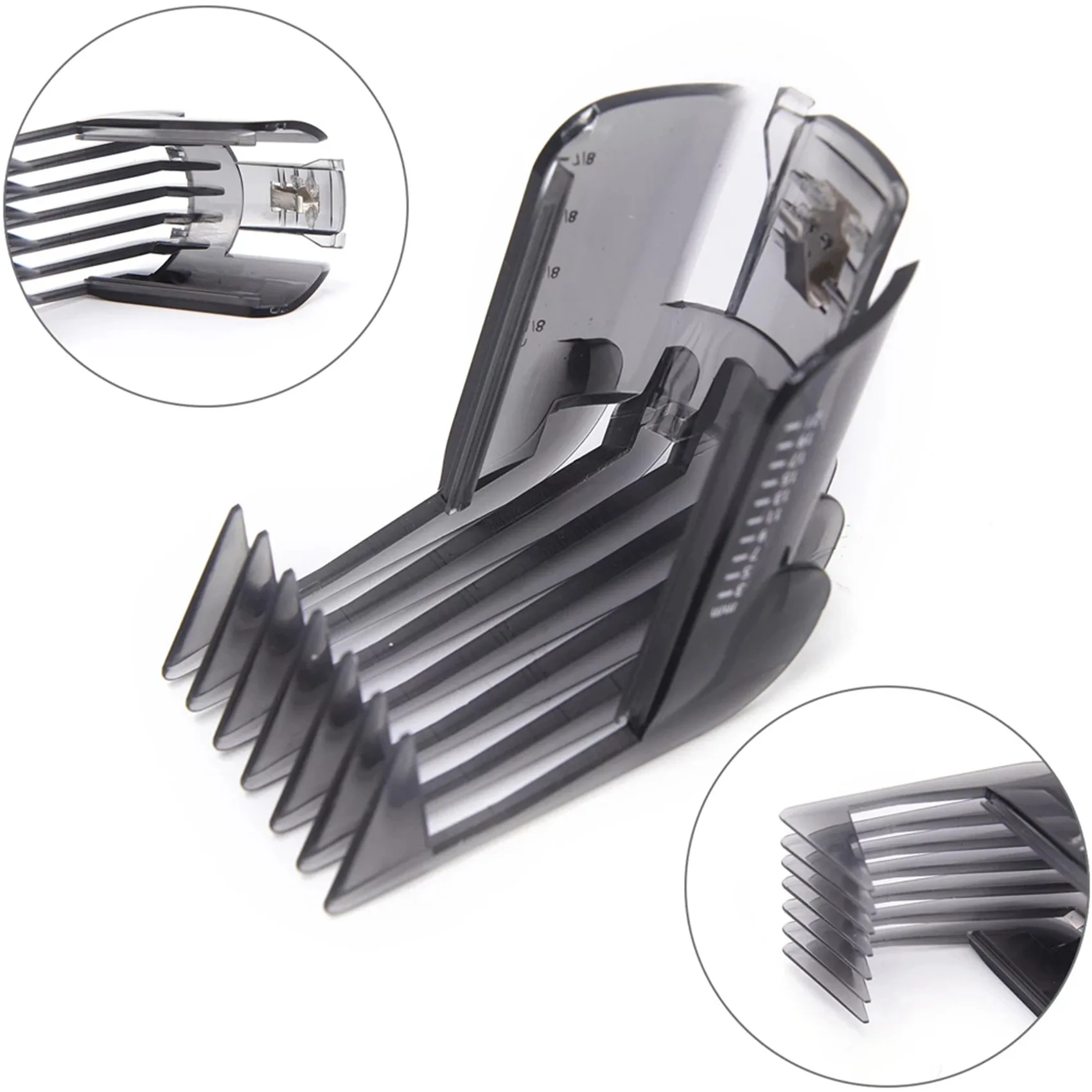 5Pcs Hair Clippers Comb Clipper Trimmer Razor Guide Attachment for Philips QC5130 QC5105 QC5115 QC5120 3-21mm Adjustable | Бытовая