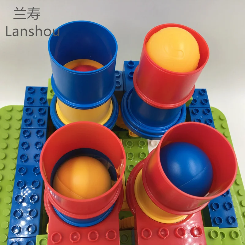 Большой конструктор Whack-a-родинка креативная игра гонка пробежки трубопроводов