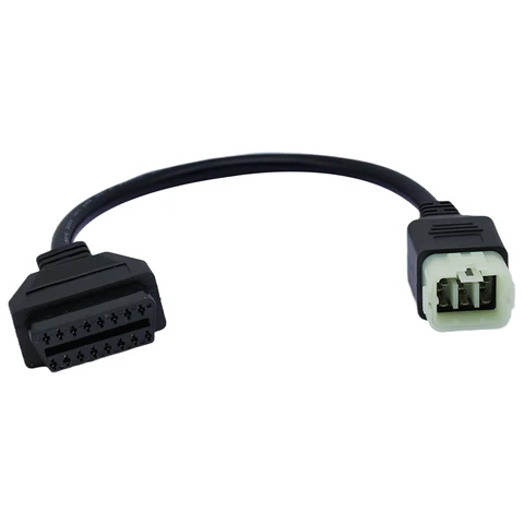 Адаптер Obd2 для Φ 6 Pin to 16 Pin OBD Cable, подходит для перехвата 650cc/Continental GT 650cc/535cc CAN Bus