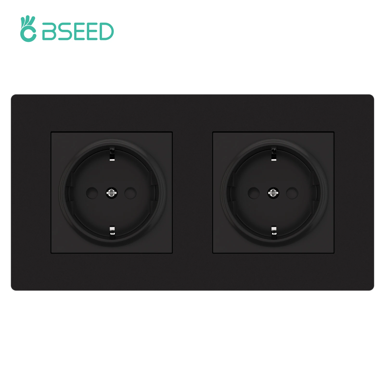 

Механический кнопочный переключатель BSEED, розетка стандарта ЕС 1/2 клавиши, 1 канал, с пластиковой панелью