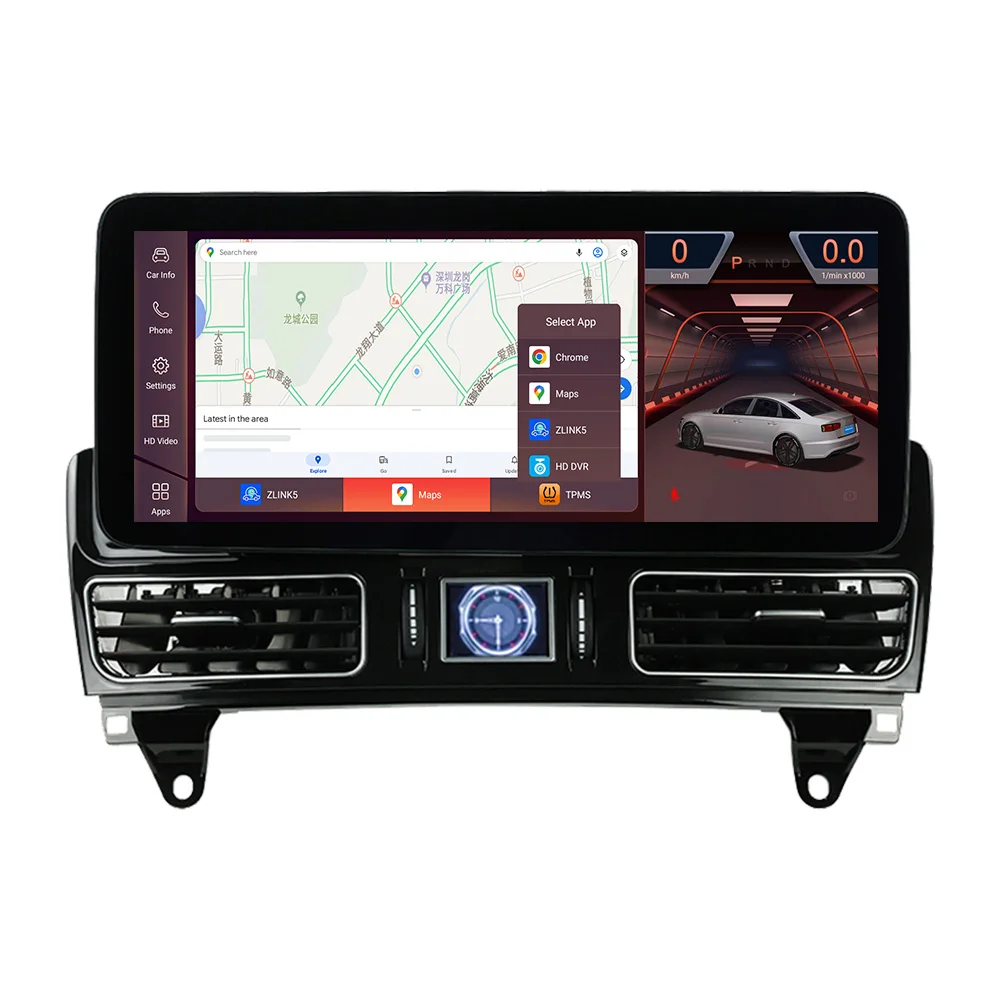 Фото Автомобильная аудиосистема Navifly Snapdragon 680 на Android с сенсорным экраном 1920*720 для Mercedes-Benz ML GL 2012-2015 с GPS, Bluetooth и DSP №1