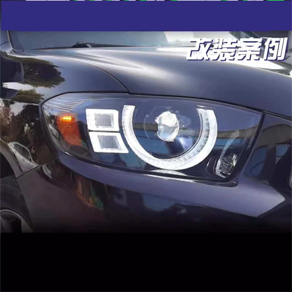 Передний бампер автомобиля передняя фара modiifed в сборе для 09-11 Toyota Highlander сигнал