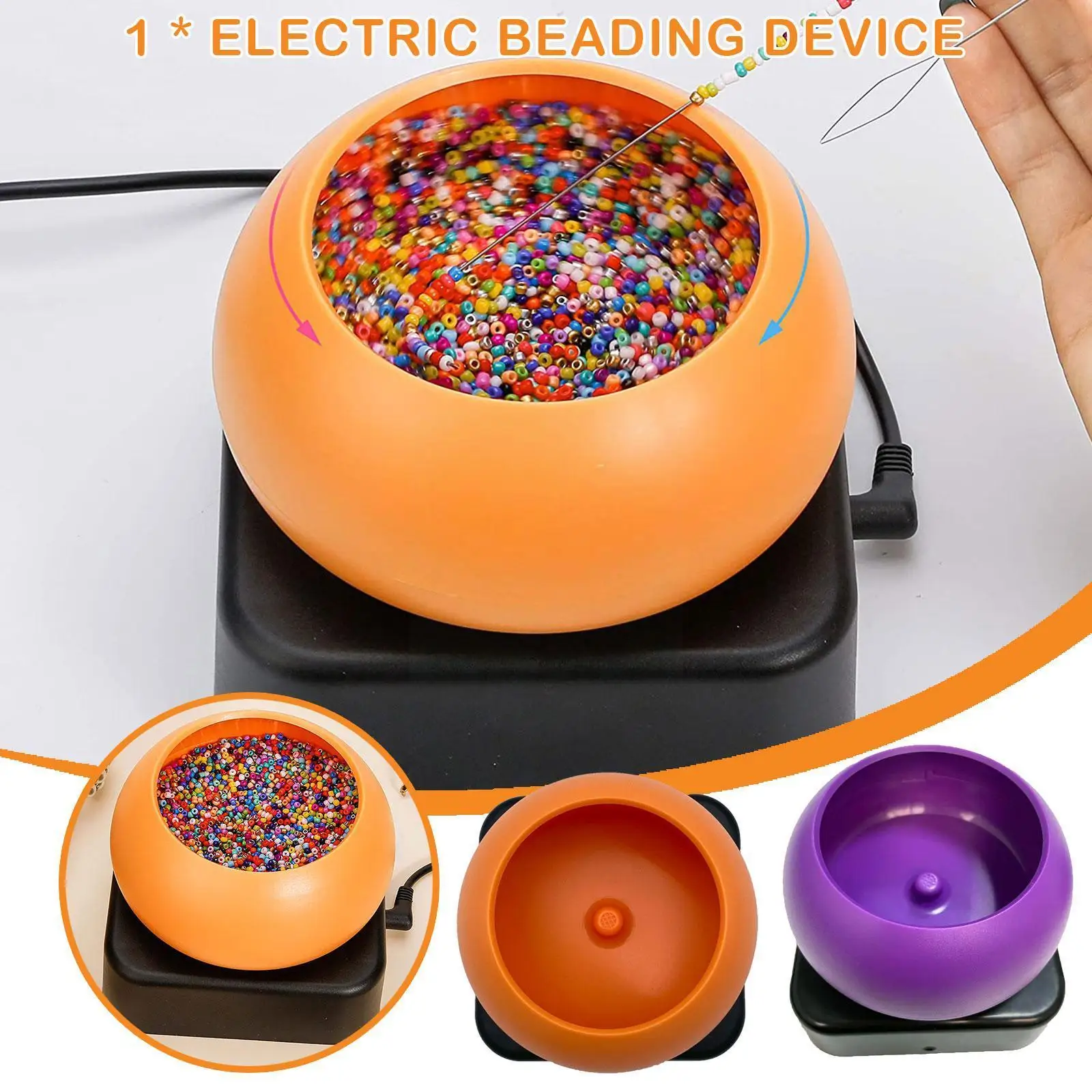 

Electric Bead Spinner Beader Connection Machine Necklace Bead Loader Threading Tool Bracelet Diy For Jewelry Hand Making Fa O5p8
