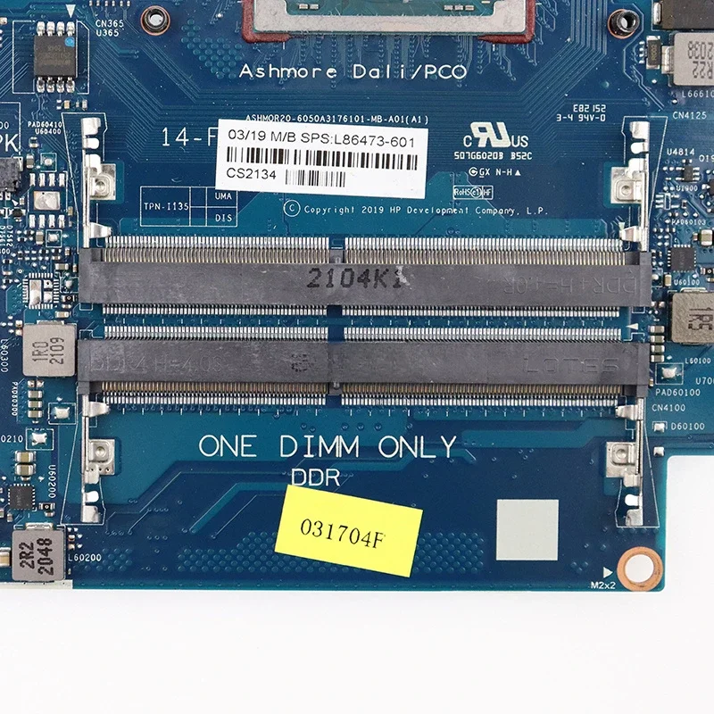 Материнская плата TPN-I135 6050A 3068501 для ноутбука 14Z-DK 14-DK 245 G8 247 14S-DK L86473-001 L86473-601 AMD CPU DDR4