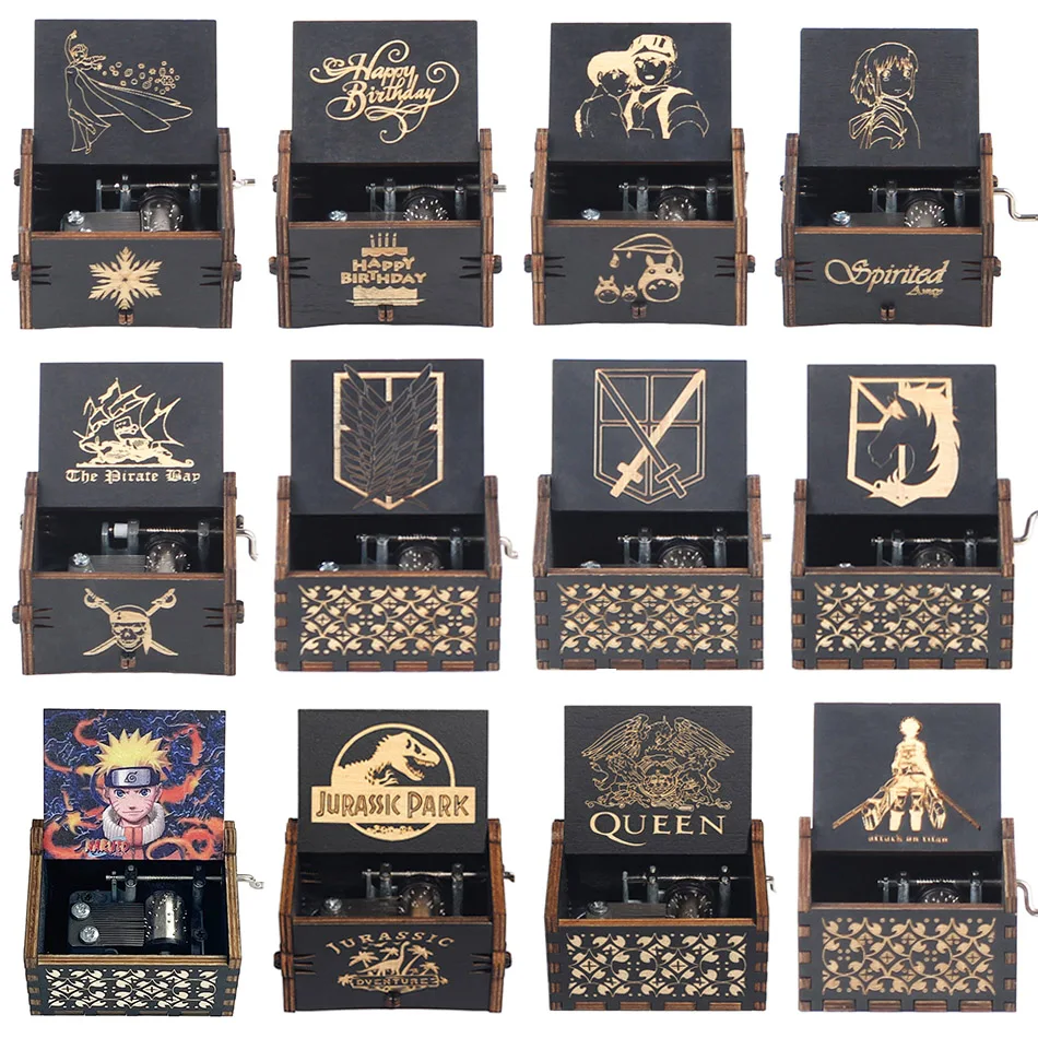 Анонимная деревянная музыкальная шкатулка Джек Спарроу из фильма Пираты