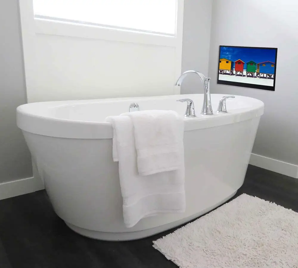 TV 22inch Smart Bathroom LED TV Full HD Screen with IP66 Waterproof Speaker images - 6