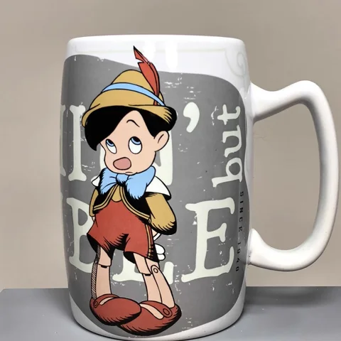 Kawaii Disney Питер Пэн Тинкер колокольчик Пиноккио джимины крикет экшн-фигурка игрушка керамическая кружка чашка подарок на день рождения для детей девочек