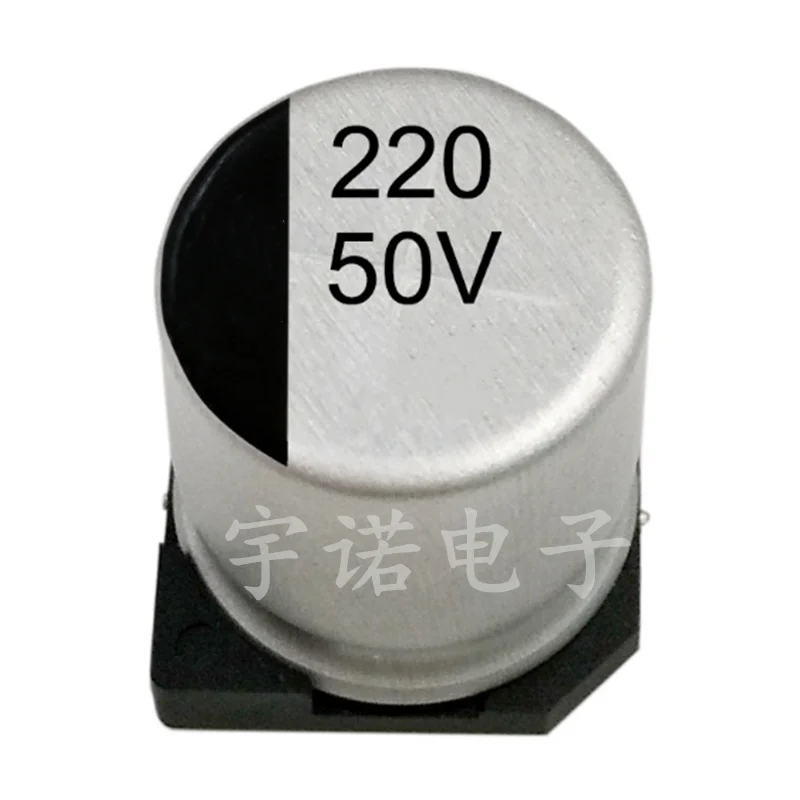 

10piece 50V220UF Aluminum Electrolytic Capacitor 10*10.5mm SMD High-quality Good Quality Patch 220uf 50v Size：10x10.5（MM）
