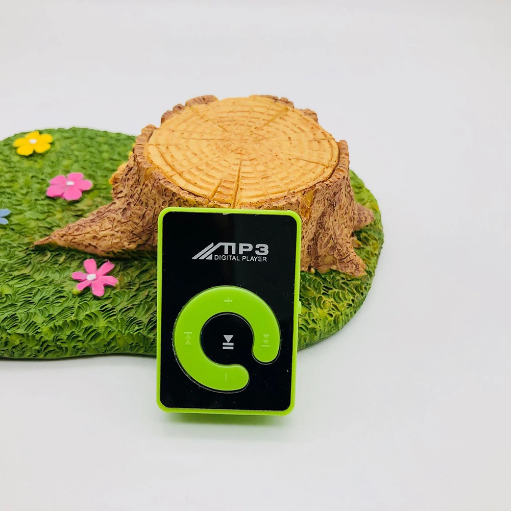 

Музыкальный плеер MP3 C Ключ зеркало модная вставка карта MP3 студенческий плеер новейший портативный клип кнопка типа