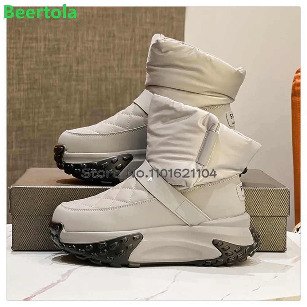 Женские зимние ботинки на толстой подошве новинка зимы 2024 спортивные в