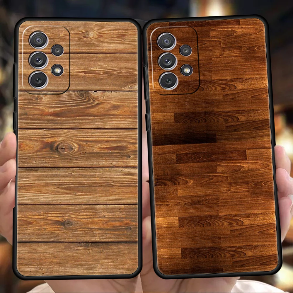 

Carved Wood Phone Case for Samsung Galaxy A51 A71 A32 A52 M31 M21 M22 5G 2021 Note 10 20 A01 A11 A21S A31 A41 Soft Shell Fundas
