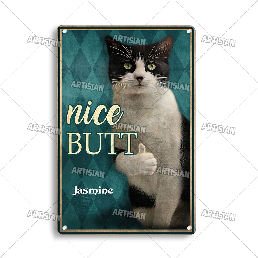 

Металлический постер ARTISIAN Винтажный кот