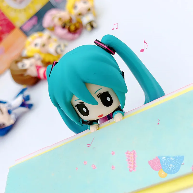 

Q Version аниме Kawaii Miku мини кукла подвеска настольное украшение экшн-фигурка модель детские игрушки рождественские подарки