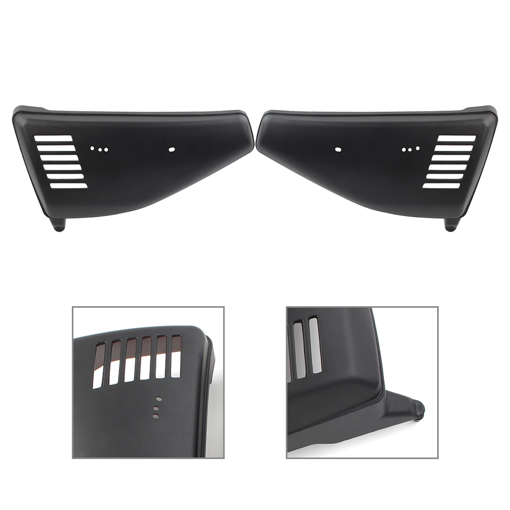 

Motorcycle Panel Side Cover Protective Guard Left & Right 2Pcs for Honda CG110 CG125 JX110 JX125 Matte Black