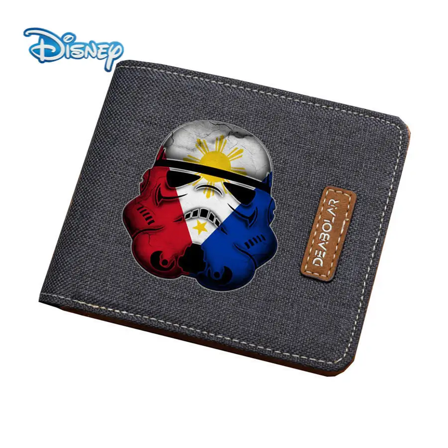 

Disney Brand Bag New Cartoon Printing Men's Short Wallet Design Sense Fashion Multi-card Coin Purse Card Holder Casual Clutch