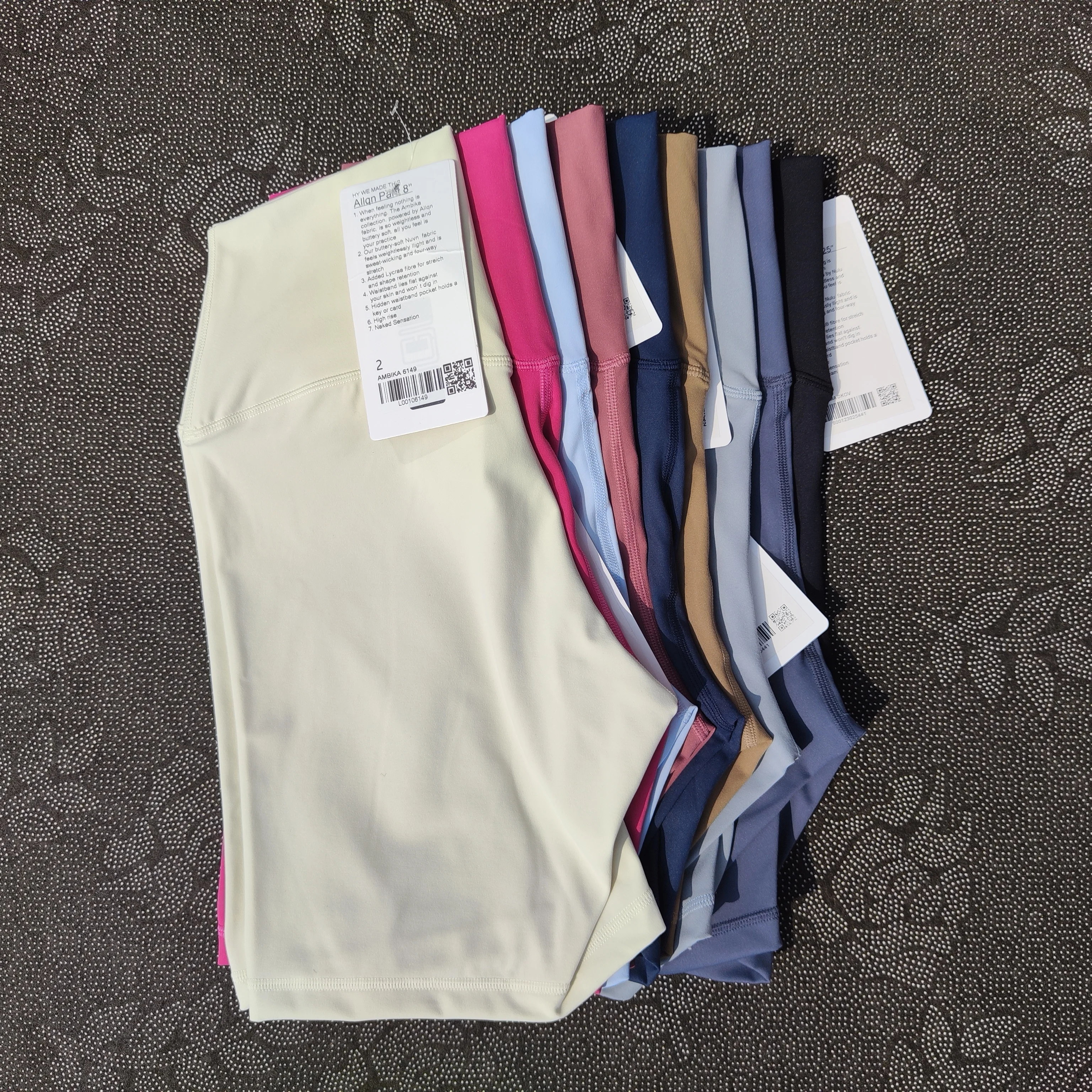 Luluwomen's Shorts Gym Leggings Outdoor Jogging Yoga Cycling Shorts 4