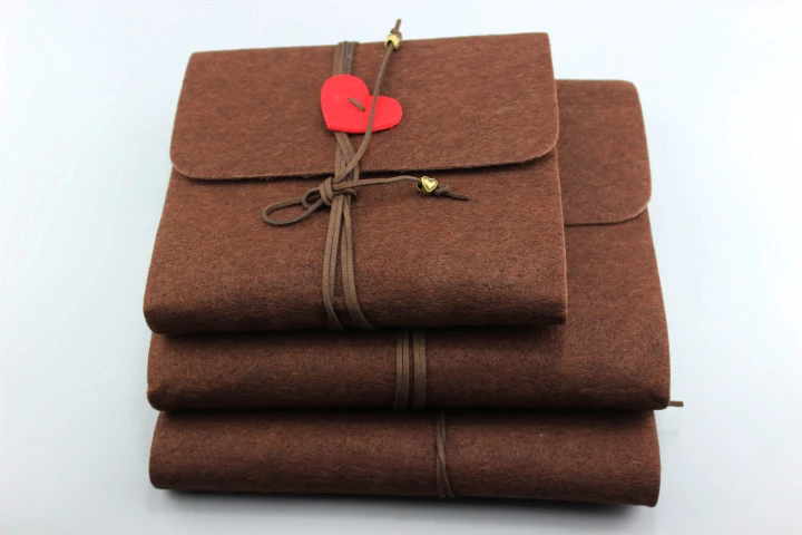 

5/10/12 inch Baby Felt Photo Album Handmade DIY Vintage 30 Black Sheets Coffee/Gray Color Home Decoration Birthday Gift Lover