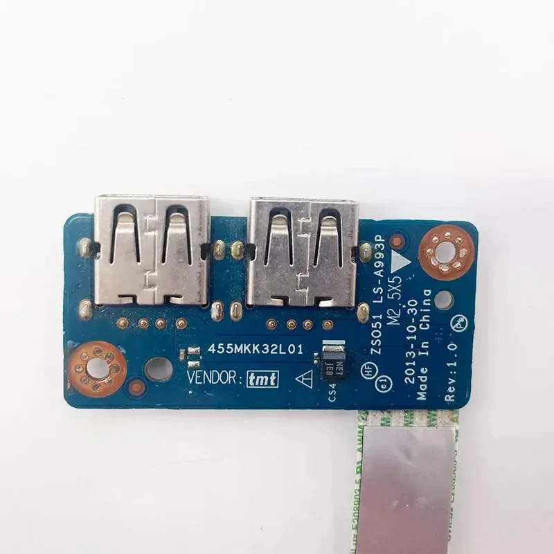 USB-разъем для ноутбука HP 15-R 15-G 15-S 14-R 14-G 250 G3 256 G3 TPN-C117 TPN-C113 ZSO51 LS-A993P HN (art.: 3920dafbfcc71) - 3920dafbfcc71