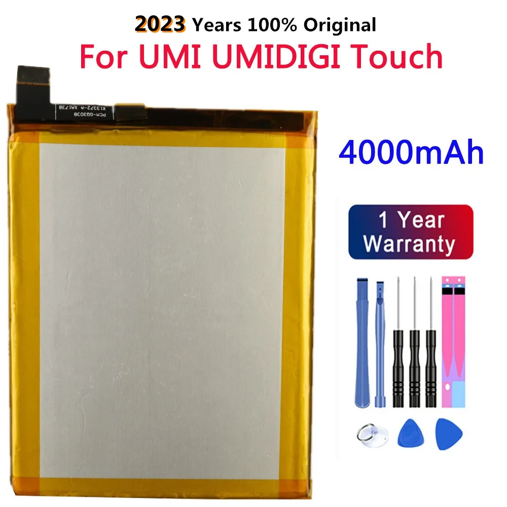 

2023 новый высококачественный 4000 мАч Оригинальный аккумулятор для Umi Umidigi Touch мобильный телефон батареи + Бесплатные инструменты