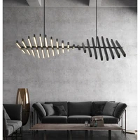 modern creative led chandelier home lighting fixtures nordic design office pendant lamp for living room dining room hanging lamp