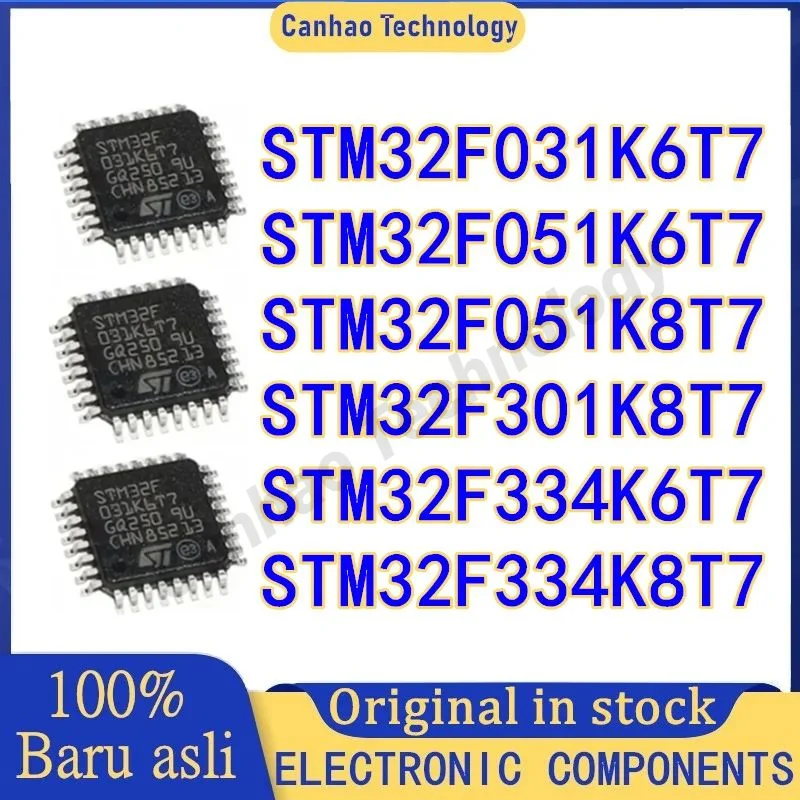 STM32F031K6T7 STM32F051K6T7 STM32F051K8T7 STM32F301K8T7 STM32F334K6T7 STM32F334K8T7 STM32F031 STM32F051 STM32F334 STM IC MCU Новый