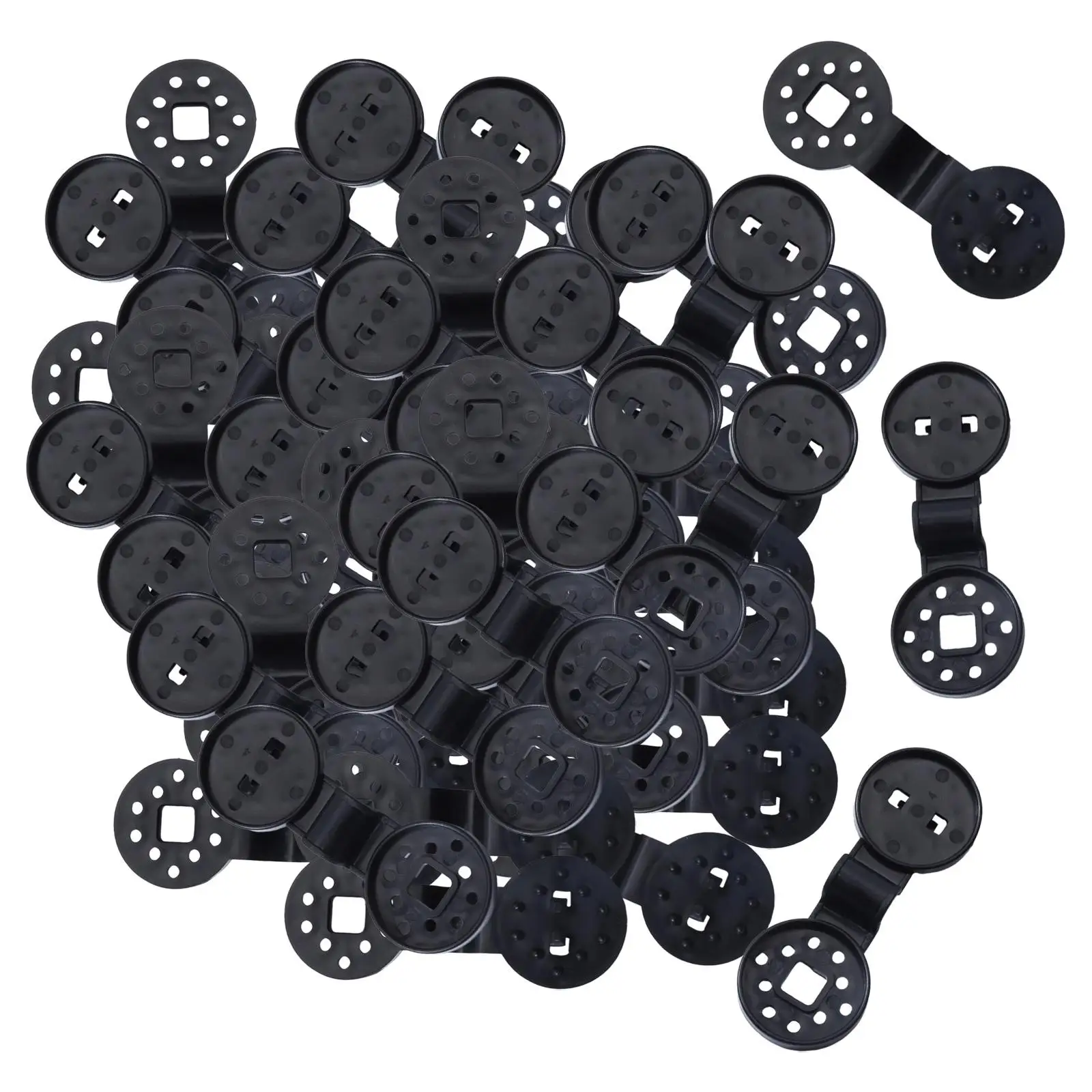 

100x Shade Hook Clips Yard Windproof Awning Clamp Multipurpose Shade Cloth Clips Lock Grip Tarp Clips for Greenhouse Boat Cover