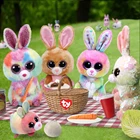 Ty Beanie Bunny блестящие большие глаза милый кролик серия Кролик плюшевая игрушка кавайные животные кукла подарок на день рождения Рождественский подарок для детей