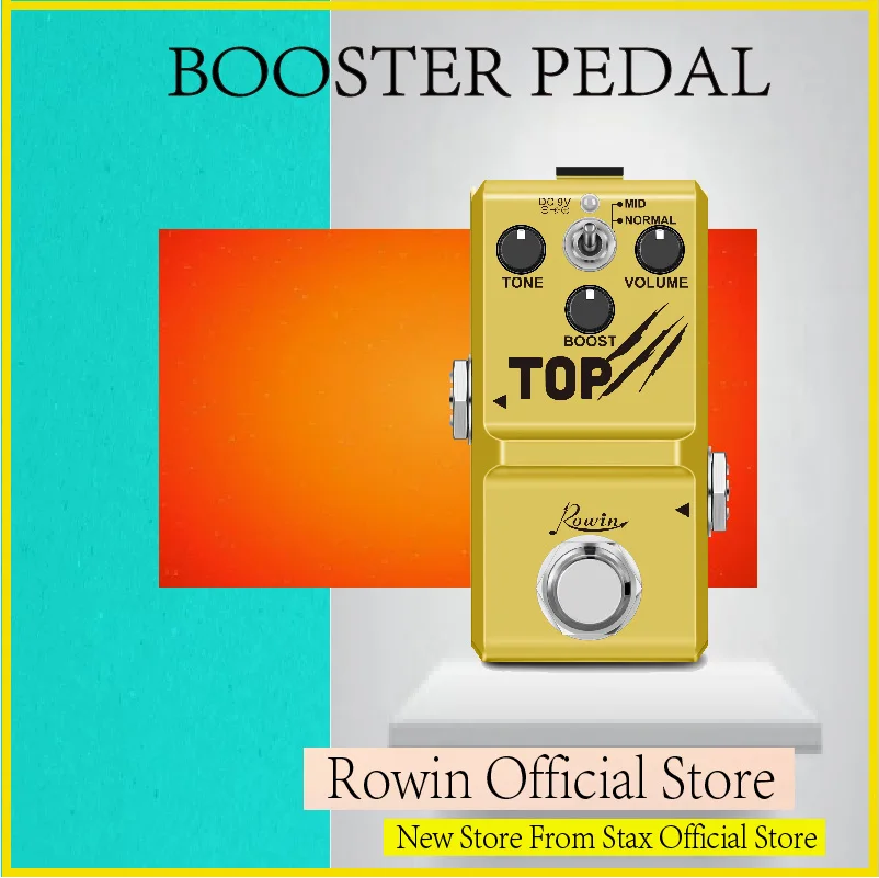 Rowin LN-318 Педаль гитарного усилителя мини-аналоговый винтажный стиль с True Bypass для