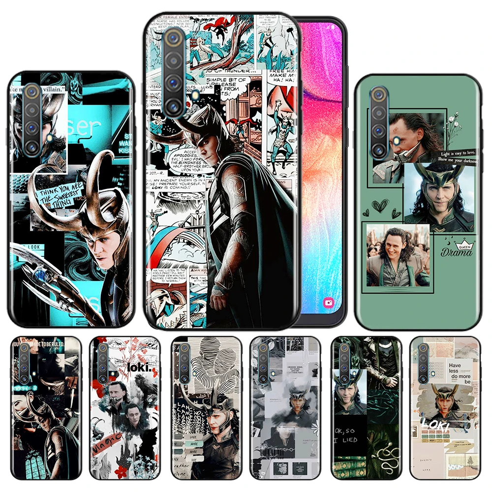 

Marvel Avengers Loki Phone Case For OPPO Reno 7 6 5 4 3 SE Z F Pro Plus 4G 5G Black Silicone TPU Cover
