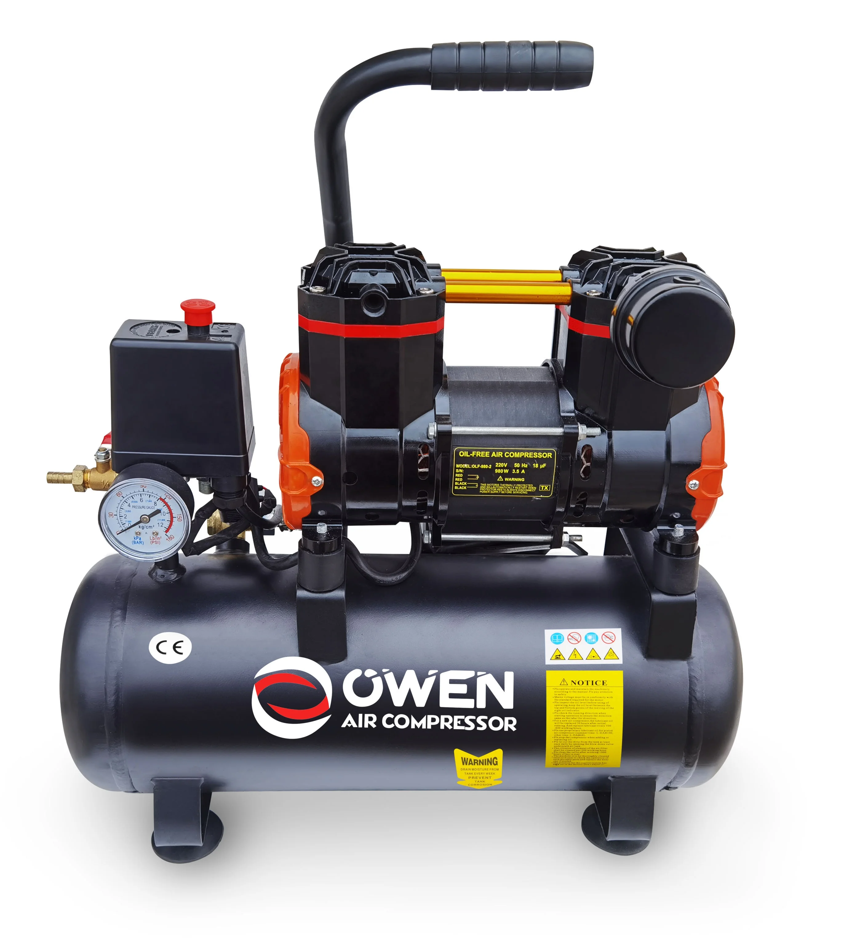 

2 POLES SILENT OIL-FREE AIR COMPRESSOR COMPRESSOR DENTAL