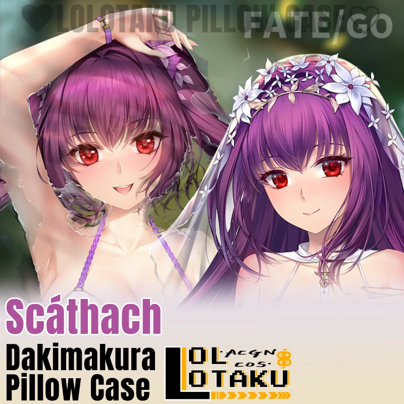 Scathach Dakimakura FGO Fate Ruler Game обнимающая наволочка для всего тела домашнее постельное